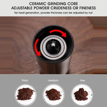 Load image into Gallery viewer, Cork and Cup Portable Hand Coffee Grinder
