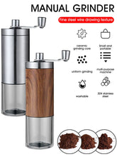 Load image into Gallery viewer, Cork and Cup Portable Hand Coffee Grinder
